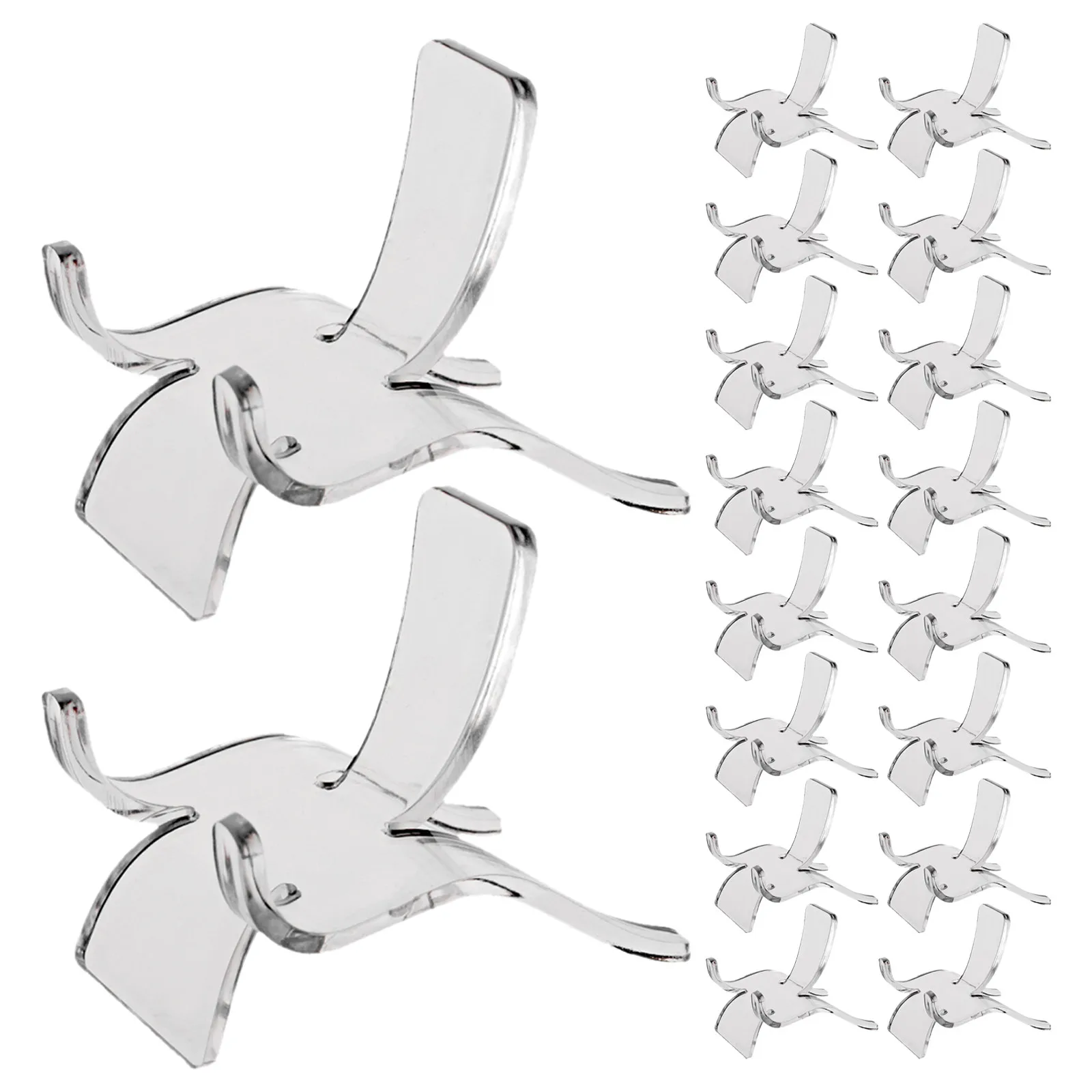 Набор из 30 акриловых подставок-мольбертов для демонстрации: прозрачные, устойчивые, нескользящие настольные держатели для камней, минералов, кулонов, ювелирных изделий
Набор из 30 акриловых подставок-мольбертов для демонстрации: прозрачные, устойчивые, нескользящие настольные держатели для камней, минералов, кулонов, ювелирных изделий