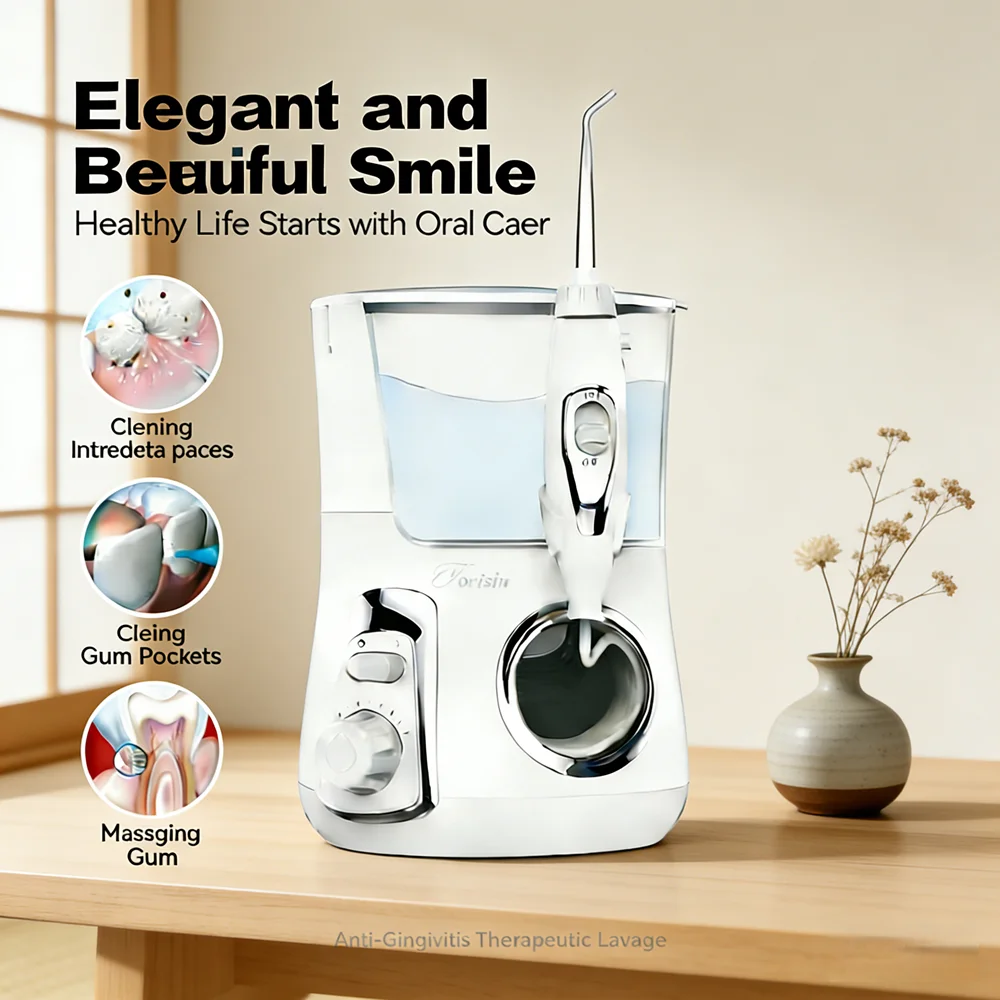 800ML Multi-Mode Oral Irrigator, Electric Dental Flosser with 10 Cleaning Levels 5 Nozzles for Complete Oral Hygiene
800ML Multi-Mode Oral Irrigator, Electric Dental Flosser with 10 Cleaning Levels 5 Nozzles for Complete Oral Hygiene