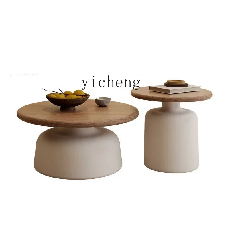 ZC Solid Wood Coffee Table Living Room Home Small Apartment Simple and Modern Coffee Table 2023 New round Tea Table
ZC Solid Wood Coffee Table Living Room Home Small Apartment Simple and Modern Coffee Table 2023 New round Tea Table