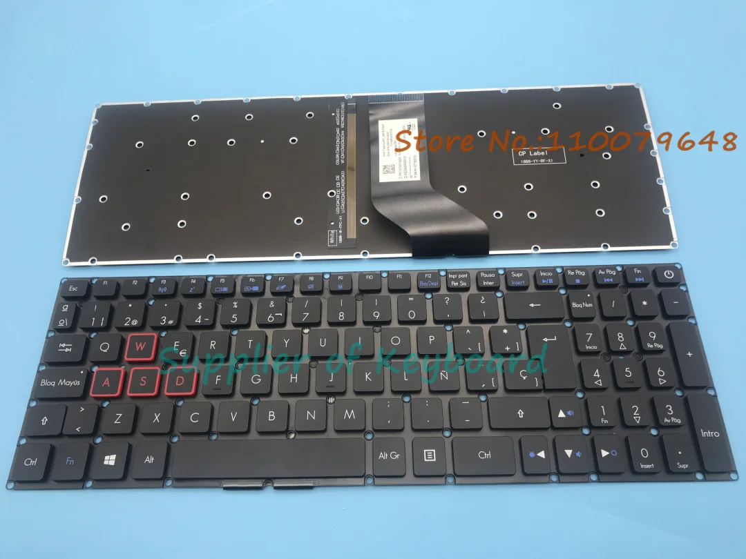 Новая латинская испанская клавиатура для Acer Aspire VX15 VX5-591 VX5-591G VX5-793 VN7-593G VN7-793G VX5-591G-52WN с подсветкой
Новая латинская испанская клавиатура для Acer Aspire VX15 VX5-591 VX5-591G VX5-793 VN7-593G VN7-793G VX5-591G-52WN с подсветкой