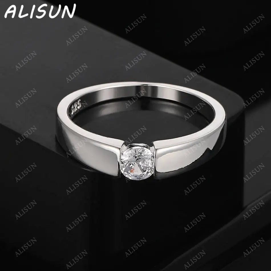 ALISUN 925 Sterling Silver Simple Zircon Fine Ring For Women Fashion Jewelry Charm Grace Wedding Engagement Accessories
ALISUN 925 Sterling Silver Simple Zircon Fine Ring For Women Fashion Jewelry Charm Grace Wedding Engagement Accessories