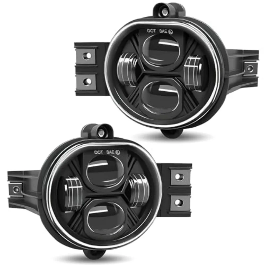 Round LED Fog Lights Assembly for Dodge Ram 1500 2002-2008 Dodge Ram 2500/3500 2003-2009 Dodge Durango 2nd Gen 2004 2005-2006 D
Round LED Fog Lights Assembly for Dodge Ram 1500 2002-2008 Dodge Ram 2500/3500 2003-2009 Dodge Durango 2nd Gen 2004 2005-2006 D
