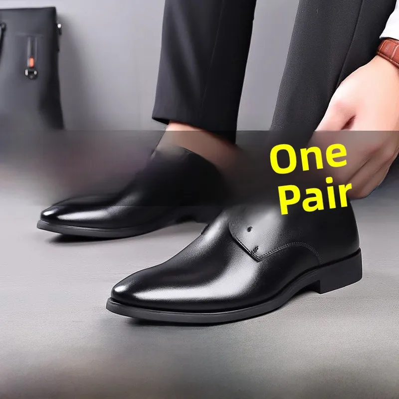 2026 New Men's Leather Shoes Casual Wedding Breathable Groom Shoes Korean Style Business English Style Formal High-End Sensation
2026 New Men's Leather Shoes Casual Wedding Breathable Groom Shoes Korean Style Business English Style Formal High-End Sensation