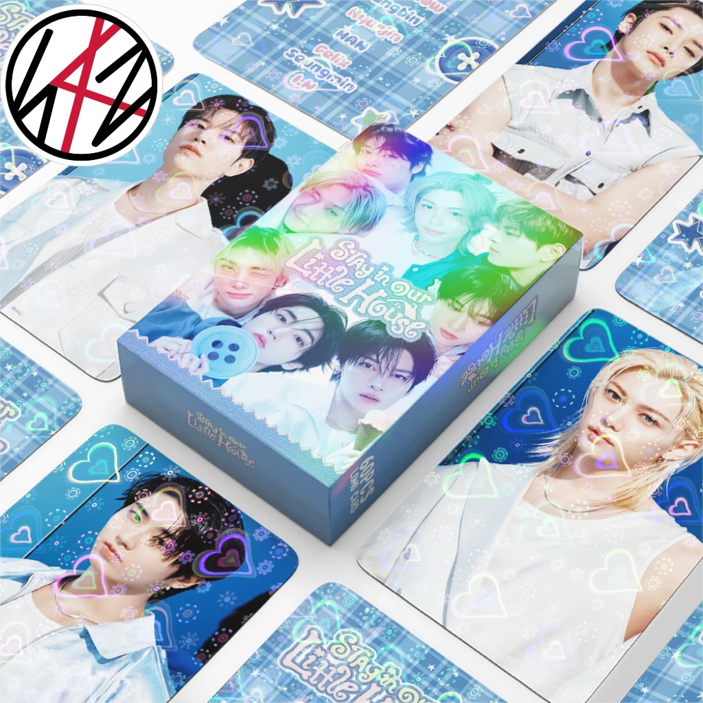 60PCS Stray Kids 6TH FANMEETING KPOP NEW style heart holo idol photocard-Limited Edition STAY in Our Little House Felix SKZOO
60PCS Stray Kids 6TH FANMEETING KPOP NEW style heart holo idol photocard-Limited Edition STAY in Our Little House Felix SKZOO