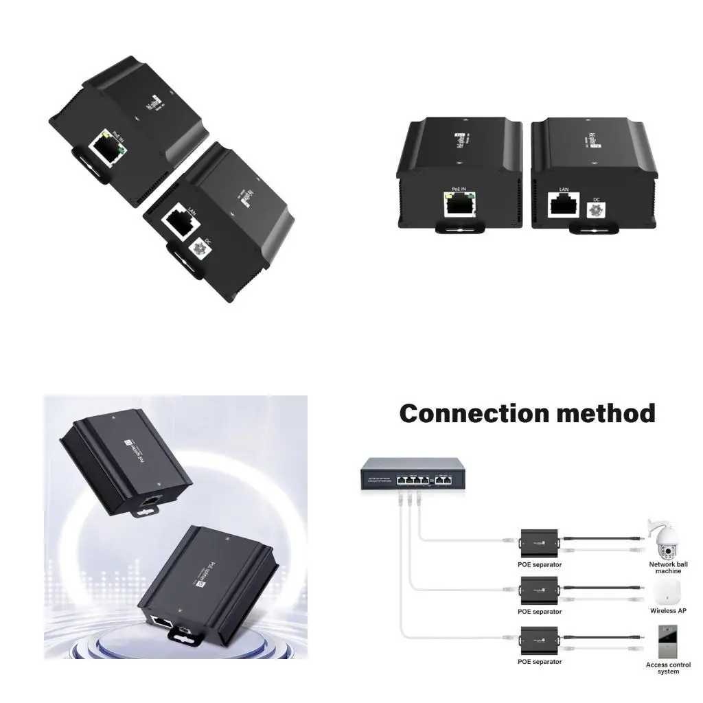 R53C Gigabit POE Splitter 48V To 24V 3A Converter Gigabit Data Transmission For Security Camera Networking Accessories
R53C Gigabit POE Splitter 48V To 24V 3A Converter Gigabit Data Transmission For Security Camera Networking Accessories