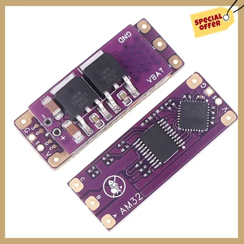 Stable Performance-2-4S 32-Bit ESC AM32 40A High Power Speed Regulator Support PWM Signal For Crawler Model Airplane
Stable Performance-2-4S 32-Bit ESC AM32 40A High Power Speed Regulator Support PWM Signal For Crawler Model Airplane