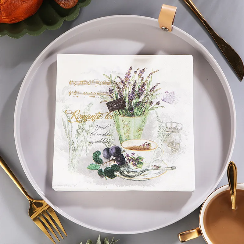 20pcs 33x33cm Flower Coffee Cup Printed Disposable Napkins Paper Tissue for Wedding Party Decor
20pcs 33x33cm Flower Coffee Cup Printed Disposable Napkins Paper Tissue for Wedding Party Decor