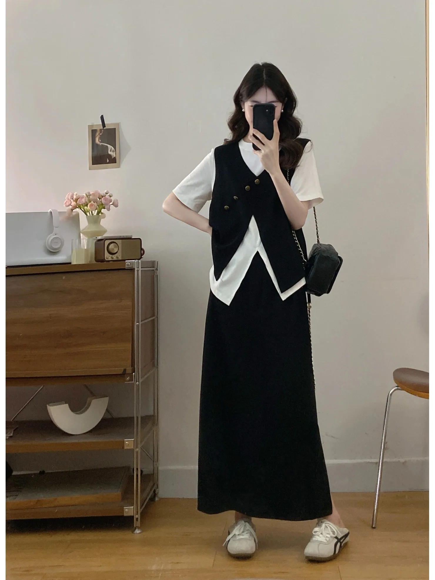 plus Size Fashionable Asymmetrical Short Sleeve Women's Summer Loose Slimming Midi A-Line Skirt Korean Style Casual High Waist
plus Size Fashionable Asymmetrical Short Sleeve Women's Summer Loose Slimming Midi A-Line Skirt Korean Style Casual High Waist