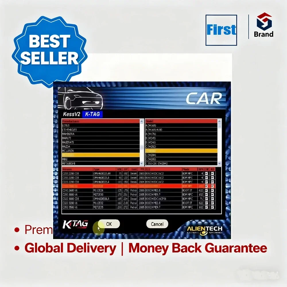 Ktag 2.25 Ksuite 2.80 Software KESS V2 V5.017 Universal Car Truck Bike Tractor ECU Programming Tool with RSA Error Fix Unlock Fe
Ktag 2.25 Ksuite 2.80 Software KESS V2 V5.017 Universal Car Truck Bike Tractor ECU Programming Tool with RSA Error Fix Unlock Fe