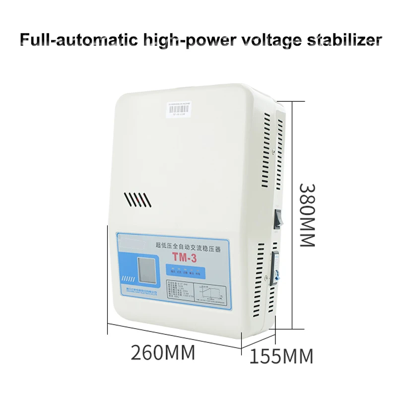 Household Voltage Stabilizer Input Voltage 130V-270V Output Voltage 220V Stabilized Voltage Supply Stabilized Power
Household Voltage Stabilizer Input Voltage 130V-270V Output Voltage 220V Stabilized Voltage Supply Stabilized Power