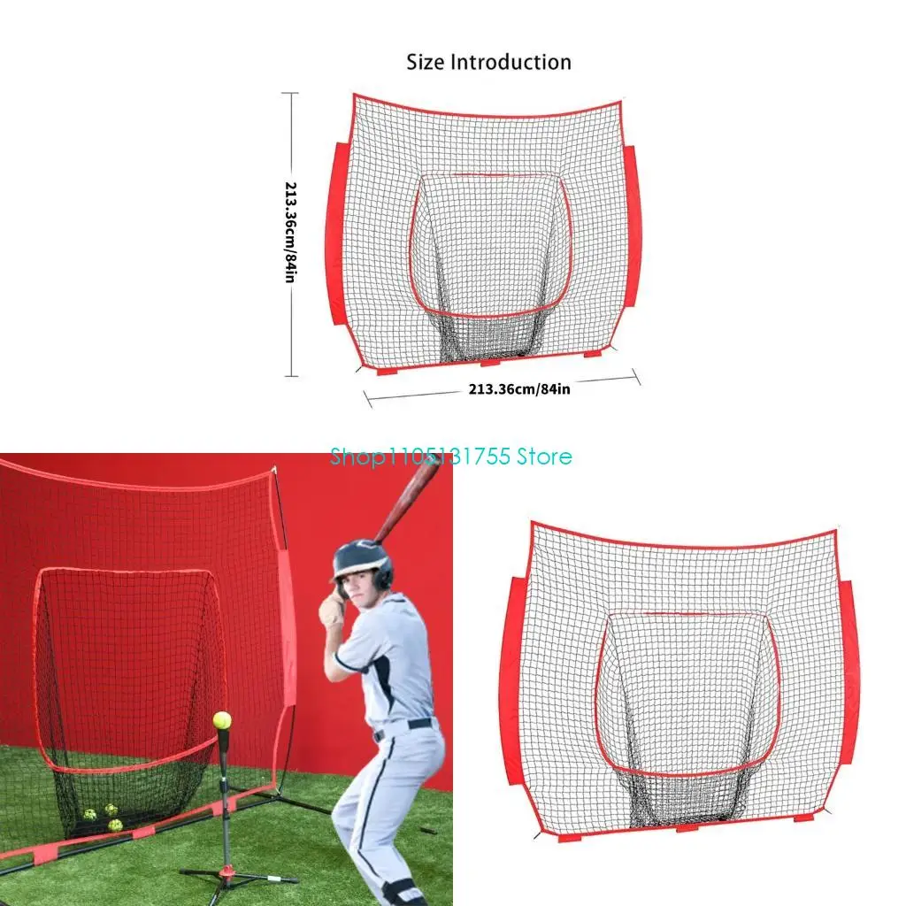 K0EF Nylon Softball Practice Net Baseball Replacement Net 7ftx7ft Heavy Duty Practice Netting Baseball Sport Accessory
K0EF Nylon Softball Practice Net Baseball Replacement Net 7ftx7ft Heavy Duty Practice Netting Baseball Sport Accessory