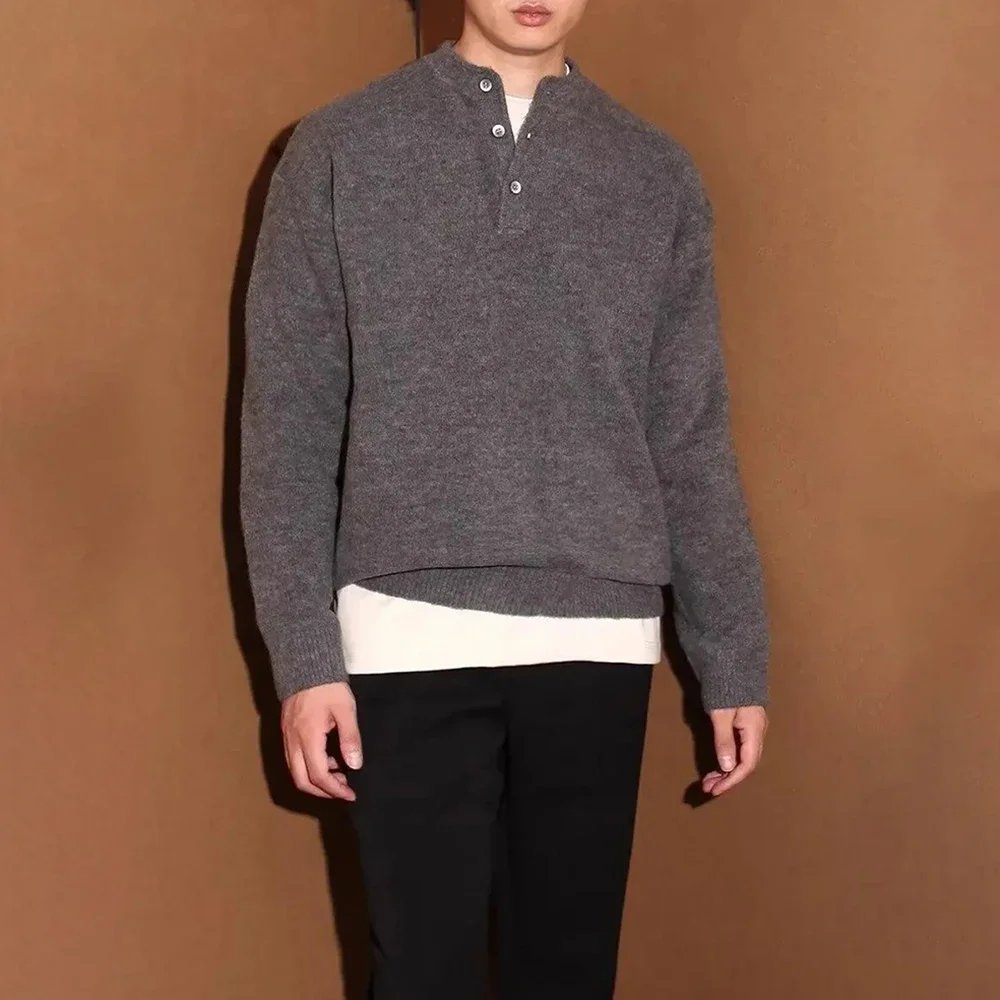 Mens Sweater British Casual Inner Wear Knitted Sweater Fashion Elegant Youth Campus Solid Color Long-Sleeve Top Men'S Clothing
Mens Sweater British Casual Inner Wear Knitted Sweater Fashion Elegant Youth Campus Solid Color Long-Sleeve Top Men'S Clothing