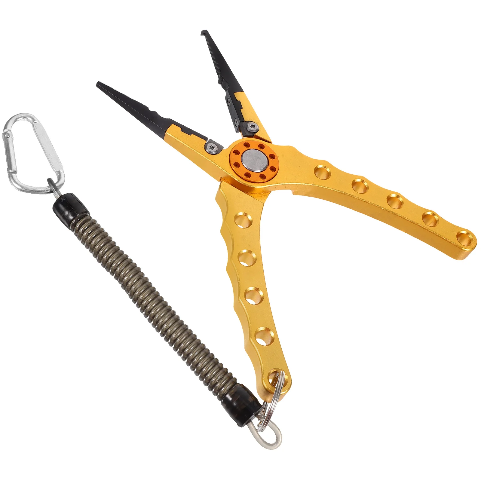 Fishing Pliers Multi Functional Wire Tungsten Steel Scissor Non Slip Handle Fixed Lock Design Storage Pouch
Fishing Pliers Multi Functional Wire Tungsten Steel Scissor Non Slip Handle Fixed Lock Design Storage Pouch