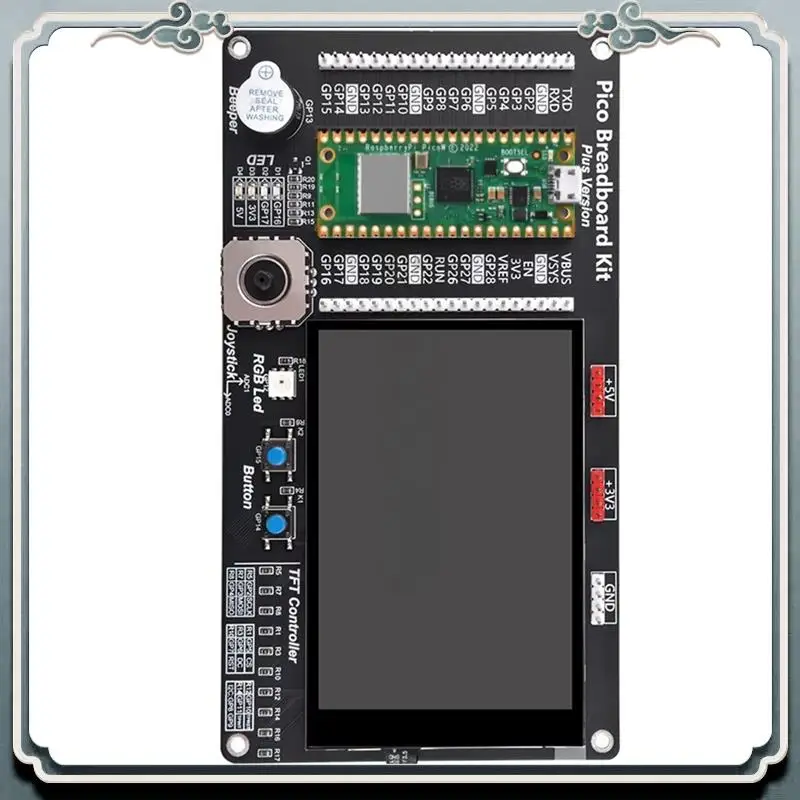 Премиум для Raspberry Pi Pico/Pico W/2 макетный комплект с 3,5-дюймовым сенсорным экраном DIY Project Breakout Board с Picow
Премиум для Raspberry Pi Pico/Pico W/2 макетный комплект с 3,5-дюймовым сенсорным экраном DIY Project Breakout Board с Picow