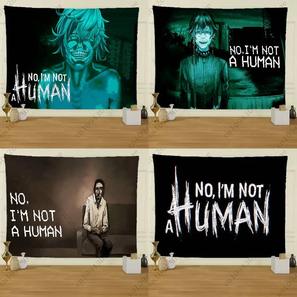 No I am not a human Intruder Flag Tapestry Creative Pattern Photo Living Room Wall Art Decor Party Outdoor Decorate Banners
No I am not a human Intruder Flag Tapestry Creative Pattern Photo Living Room Wall Art Decor Party Outdoor Decorate Banners