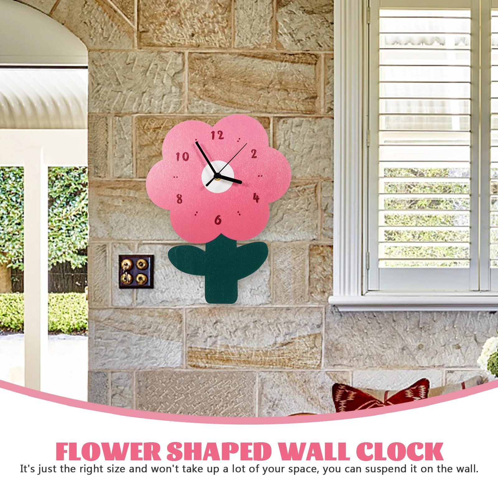 Wooden Flower Wall Clock Silent Operation No Noise Ideal for Bedroom Living Room Decorative Home Wall Hanging Clock Small
Wooden Flower Wall Clock Silent Operation No Noise Ideal for Bedroom Living Room Decorative Home Wall Hanging Clock Small