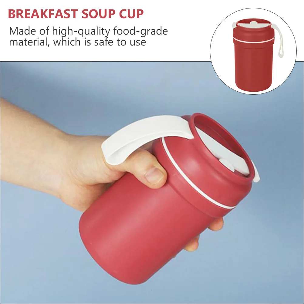 Portable Breakfast Cup 350Ml Food-Grade Leakproof Insulated Soup Container Bpa-Free Microwave Safe Porridge Drinking Cup
Portable Breakfast Cup 350Ml Food-Grade Leakproof Insulated Soup Container Bpa-Free Microwave Safe Porridge Drinking Cup