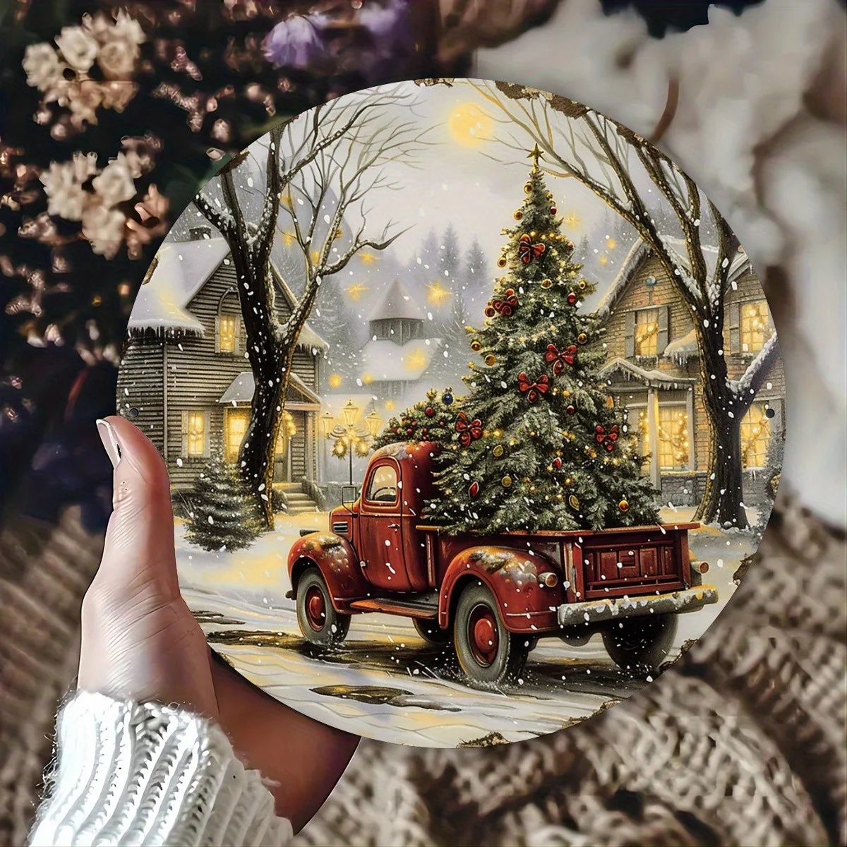 Винтажный красный грузовик и рождественская елка, металлический настенный художественный алюминиевый знак для дома, кафе и гаража, украшение для дома и улицы, праздничное украшение
Винтажный красный грузовик и рождественская елка, металлический настенный художественный алюминиевый знак для дома, кафе и гаража, украшение для дома и улицы, праздничное украшение