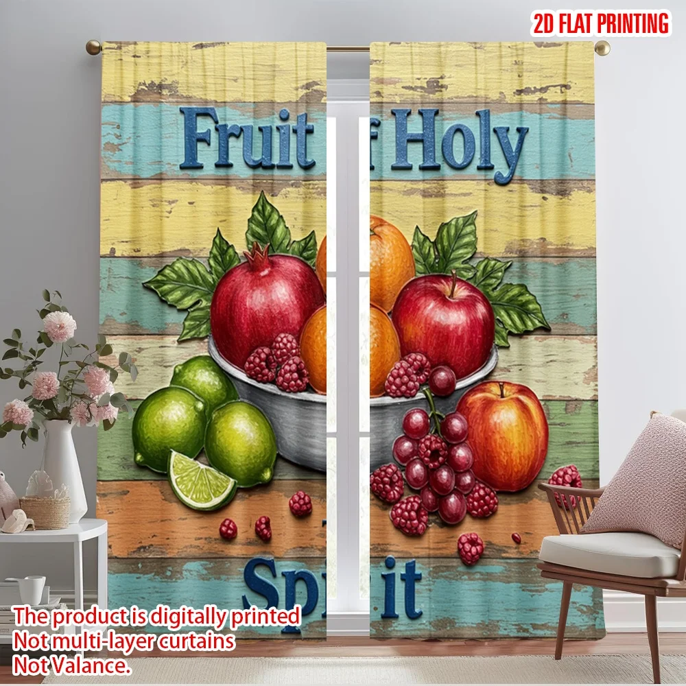 2pcs 2D flat printing Drapes Fruit of Holy Spirit 100% Polyester Fabric Without Electricity Festive Curtains for Home Wall Yard
2pcs 2D flat printing Drapes Fruit of Holy Spirit 100% Polyester Fabric Without Electricity Festive Curtains for Home Wall Yard