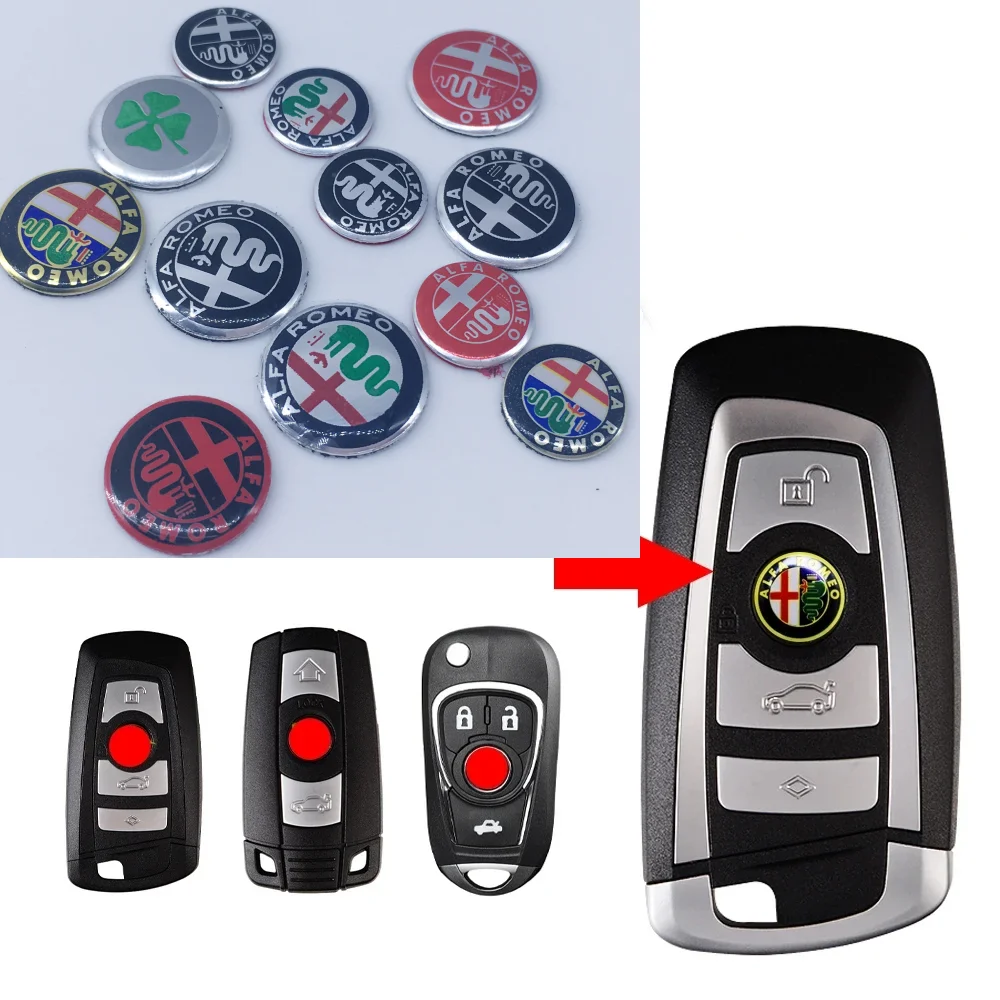 2pcs 20pcs 11mm 14mm 15mm ForAlfa Romeo Giulietta Giulia F1 Stelvio Volante GT 159 147 156 Car Key Emblem StickersMito Brera
2pcs 20pcs 11mm 14mm 15mm ForAlfa Romeo Giulietta Giulia F1 Stelvio Volante GT 159 147 156 Car Key Emblem StickersMito Brera