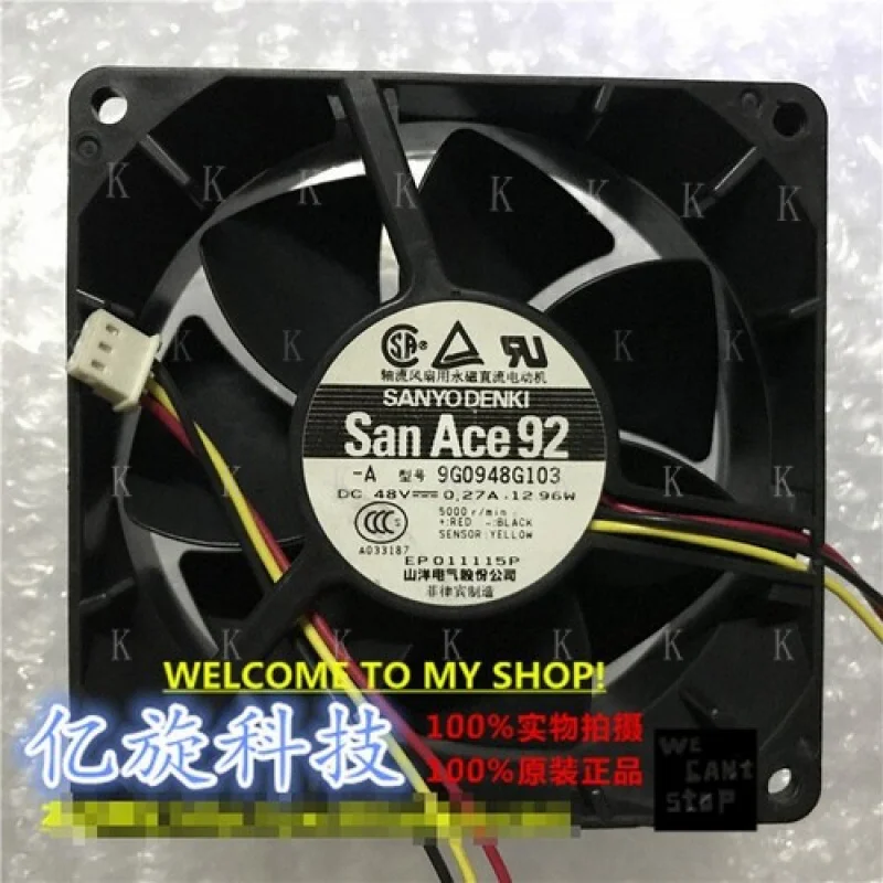 C для Sanyo 9G0948G103 9038 9238 48 В 0,27 А 12,96 Вт вентилятор серверного корпуса
C для Sanyo 9G0948G103 9038 9238 48 В 0,27 А 12,96 Вт вентилятор серверного корпуса