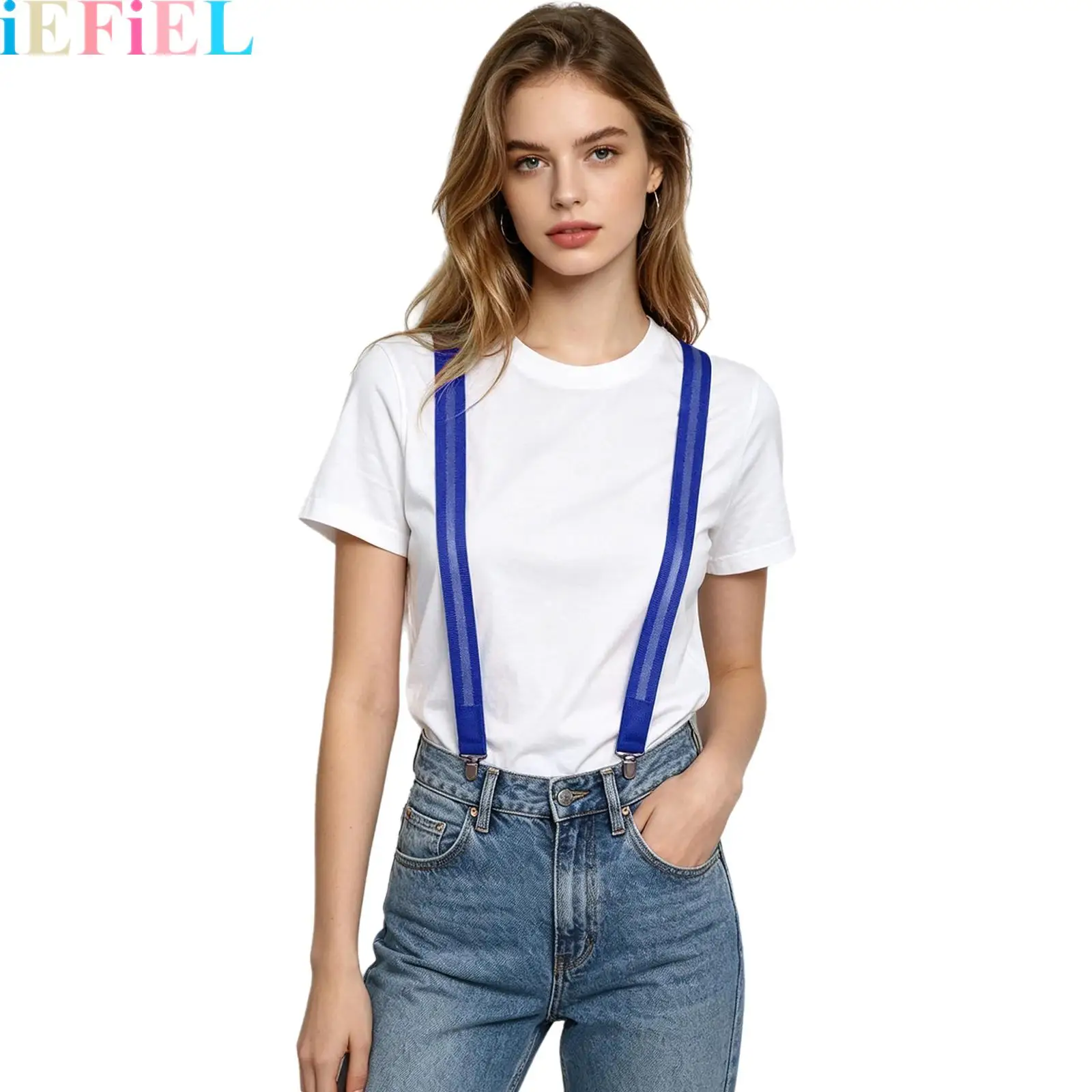 Light-up LED Suspenders with Clips 3 Glowing Modes Y-back Adjustable Detachable Illuminated Braces for Party
Light-up LED Suspenders with Clips 3 Glowing Modes Y-back Adjustable Detachable Illuminated Braces for Party