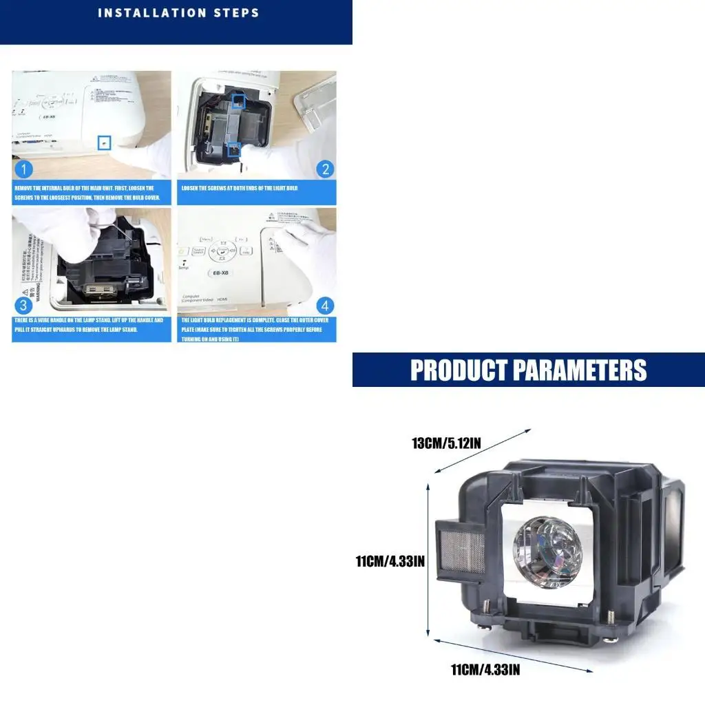 Premium Projector Lamp Replacement 5000 Hours Operation Smooth For ELPLP78 D2RC
Premium Projector Lamp Replacement 5000 Hours Operation Smooth For ELPLP78 D2RC