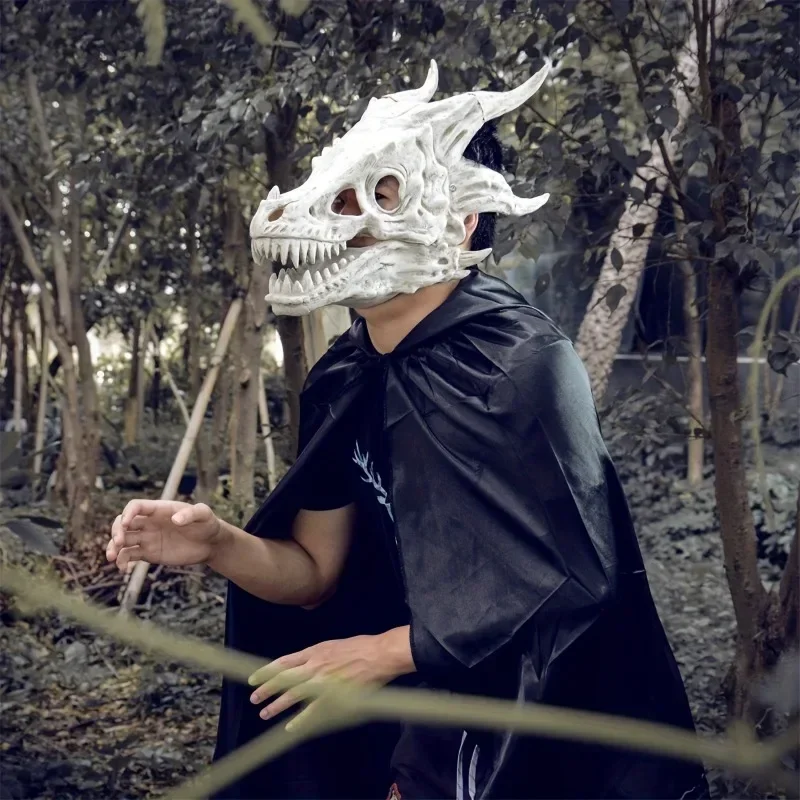 3D Dinosaur Mask Moving Jaw Dinosaur Decor Masks Dragon Head Bone Latex Full Face Cover New Dragon Cosplay Party Costume Prop
3D Dinosaur Mask Moving Jaw Dinosaur Decor Masks Dragon Head Bone Latex Full Face Cover New Dragon Cosplay Party Costume Prop