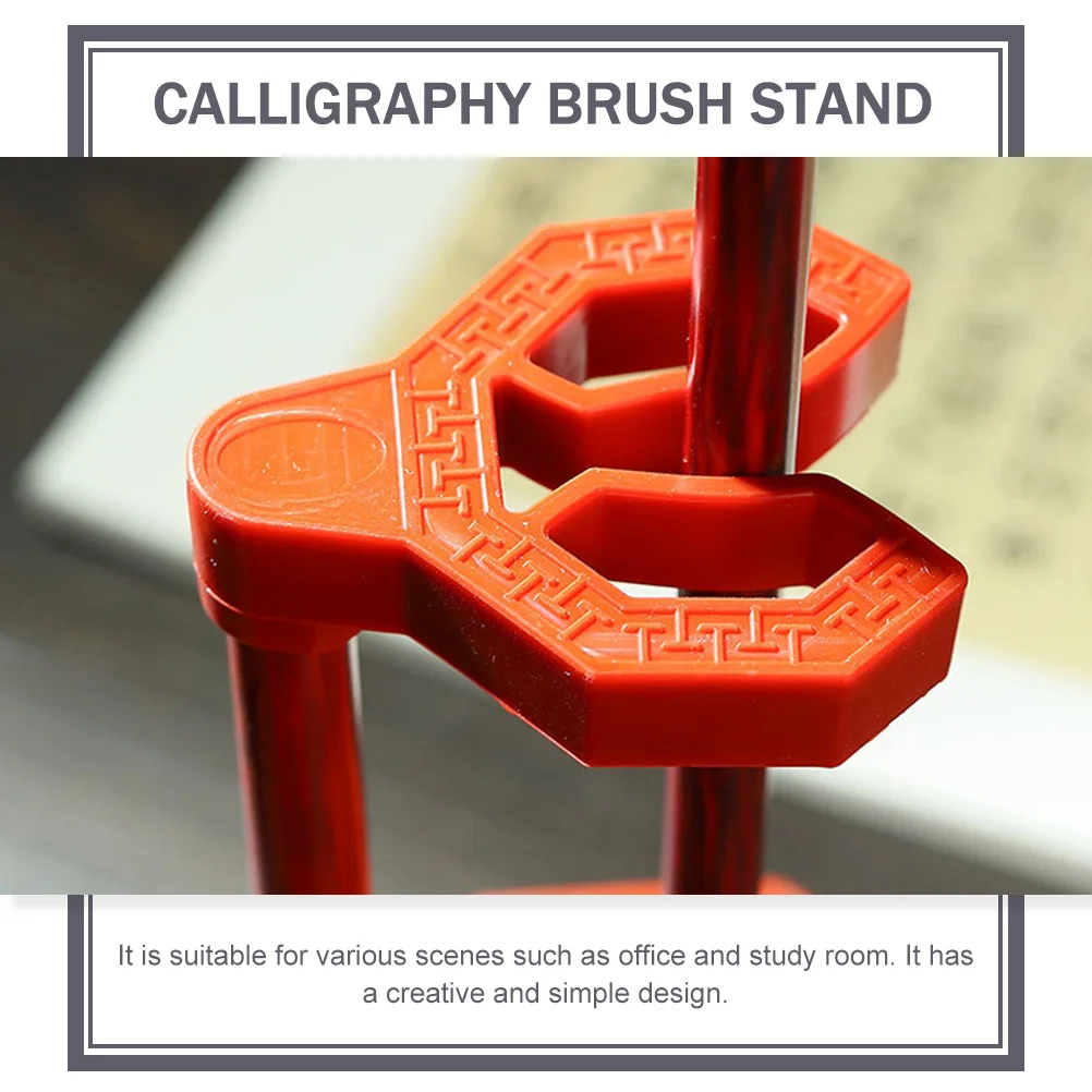 Plastic Calligraphy Brush Holder St for Office Study Room Painting Pens Ink Hanger Rack Writing Art Disposable Brushes
Plastic Calligraphy Brush Holder St for Office Study Room Painting Pens Ink Hanger Rack Writing Art Disposable Brushes