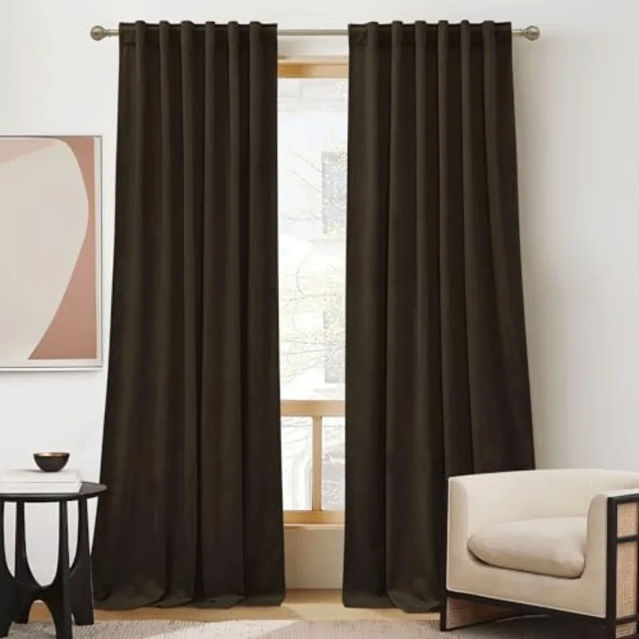 Velvet Curtains 63 Inch Back Tab Soft Fabric Room ening Thermal Insulated Luxurious Home Decor Curtains for Living Room Bedroom
Velvet Curtains 63 Inch Back Tab Soft Fabric Room ening Thermal Insulated Luxurious Home Decor Curtains for Living Room Bedroom
