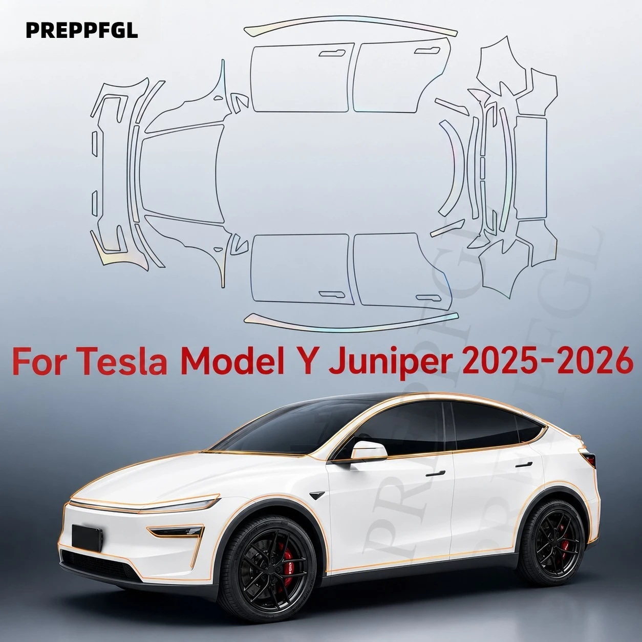 For Tesla Model Y Juniper 2025 2026 Matte Clear TPU Paint Protection Film Pre-cut PPF Anti-Scratch Cover Self-Healing Resistant
For Tesla Model Y Juniper 2025 2026 Matte Clear TPU Paint Protection Film Pre-cut PPF Anti-Scratch Cover Self-Healing Resistant