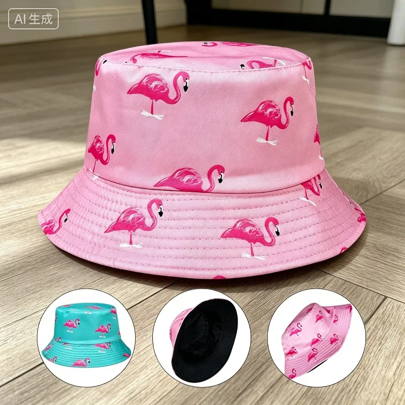 Cartoon Flamingo Print Bucket Hat, Lightweight Design, Foldable Sun Hat, a Fashionable Accessory Suitable for All Seasons
Cartoon Flamingo Print Bucket Hat, Lightweight Design, Foldable Sun Hat, a Fashionable Accessory Suitable for All Seasons