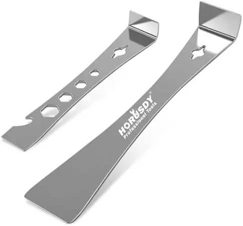 Набор ломов HORUSDY из 2 предметов - нержавеющая сталь с функцией отвертки, многофункциональный инструмент 6,7 и 9,5 дюймов
Набор ломов HORUSDY из 2 предметов - нержавеющая сталь с функцией отвертки, многофункциональный инструмент 6,7 и 9,5 дюймов