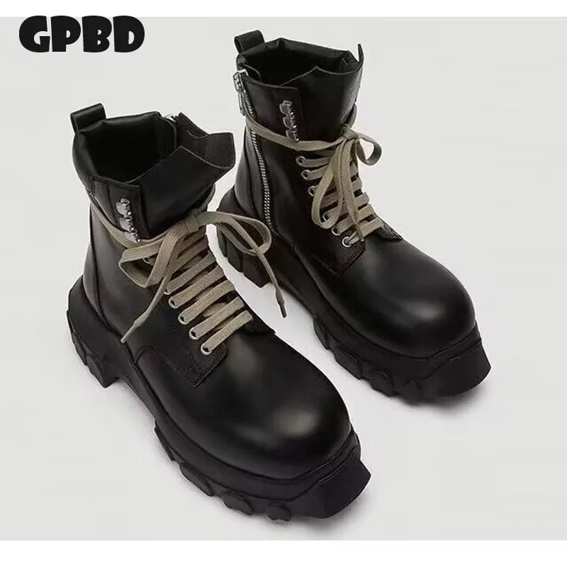 GPBD Chelsea Ankle Boots for Men 2025 Autumn New Style Trendy British Style Thick Sole Inner Height Increase High-top Boots
GPBD Chelsea Ankle Boots for Men 2025 Autumn New Style Trendy British Style Thick Sole Inner Height Increase High-top Boots