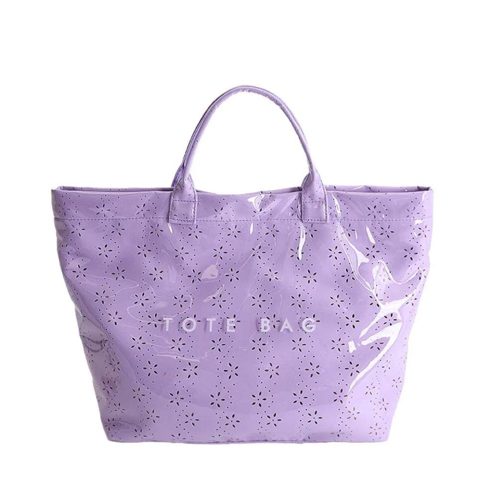 Waterproof Transparent Jelly Bag Letter Print Flower PVC Tote Bag Large Capacity Hollow Out Letter Prints Handbags Outdoor
Waterproof Transparent Jelly Bag Letter Print Flower PVC Tote Bag Large Capacity Hollow Out Letter Prints Handbags Outdoor