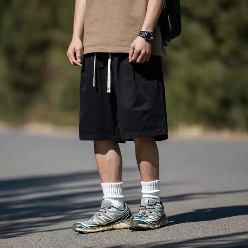 Loose Fit Casual Workwear Shorts Men's Summer Trendy Thin Pure Color Simple mid Waist Loose Versatile Breathable Cotton Five-...
Loose Fit Casual Workwear Shorts Men's Summer Trendy Thin Pure Color Simple mid Waist Loose Versatile Breathable Cotton Five-...