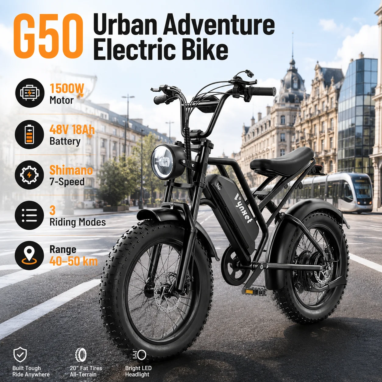 1500W G50 electric bike 20 Inch Off Road Mountain Bicycle 48V 18Ah Battery Pure Electric e bike Pedal Assist bike electric
1500W G50 electric bike 20 Inch Off Road Mountain Bicycle 48V 18Ah Battery Pure Electric e bike Pedal Assist bike electric