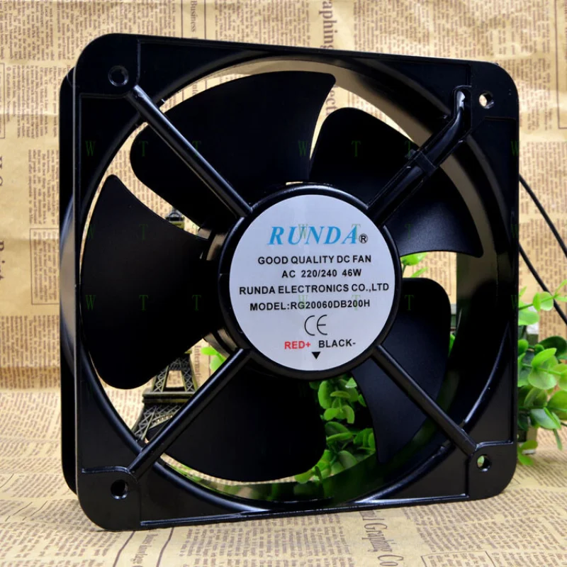 H RUNDA RG20060DB200H 20060 220 / 240V 46W 20CM cooling cabinet fan
H RUNDA RG20060DB200H 20060 220 / 240V 46W 20CM cooling cabinet fan