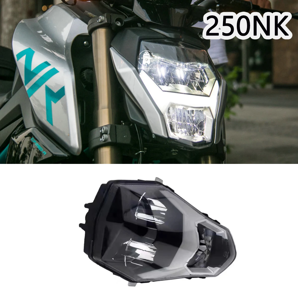 Motorcycle original accessories headlight assembly night lighting headlight LED FOR CFMOTO 250NK NK400 2019-2021 2020 NK250
Motorcycle original accessories headlight assembly night lighting headlight LED FOR CFMOTO 250NK NK400 2019-2021 2020 NK250
