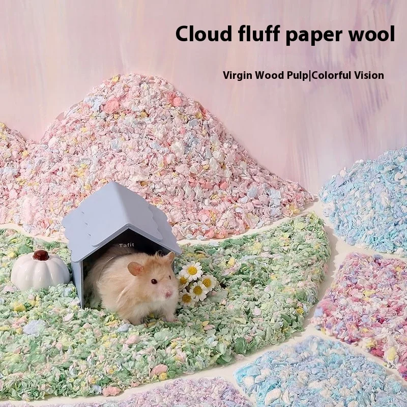 Velvet paper cotton hamster warm pad, water absorption and deodorization decoration
Velvet paper cotton hamster warm pad, water absorption and deodorization decoration
