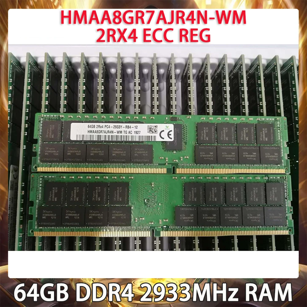 RAM 64GB DDR4 2933MHz ECC REG 2RX4 HMAA8GR7AJR4N-WM For SK Hynix Server Memory
RAM 64GB DDR4 2933MHz ECC REG 2RX4 HMAA8GR7AJR4N-WM For SK Hynix Server Memory
