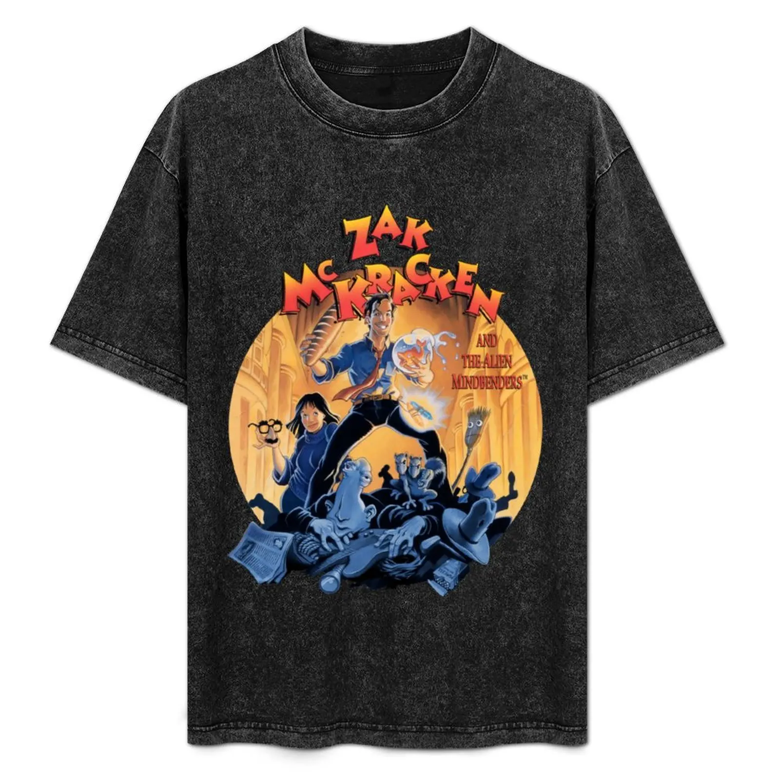 Zak McKracken cutout T-Shirt Big Size Daily Wear T-Shirt
Zak McKracken cutout T-Shirt Big Size Daily Wear T-Shirt