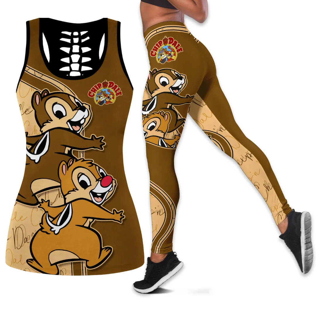 Disney Chip And Dale Women's Cutout Tank Top Leggings Yoga Set Fitness Leggings Tracksuit Disney Hollow Tank Top Leggings Set
Disney Chip And Dale Women's Cutout Tank Top Leggings Yoga Set Fitness Leggings Tracksuit Disney Hollow Tank Top Leggings Set