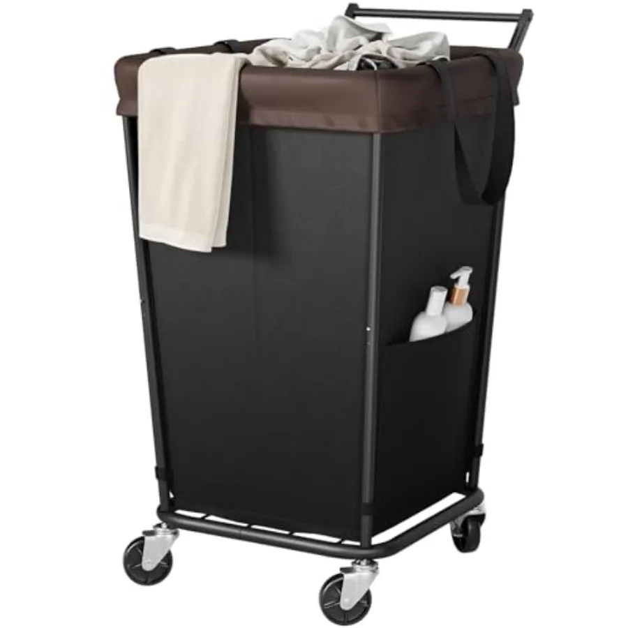Laundry Hamper with Wheels and Handle, 2-Section Rolling Hamper for Laundry, Large Laundry Basket with Wheels, Rolling Laundry
Laundry Hamper with Wheels and Handle, 2-Section Rolling Hamper for Laundry, Large Laundry Basket with Wheels, Rolling Laundry