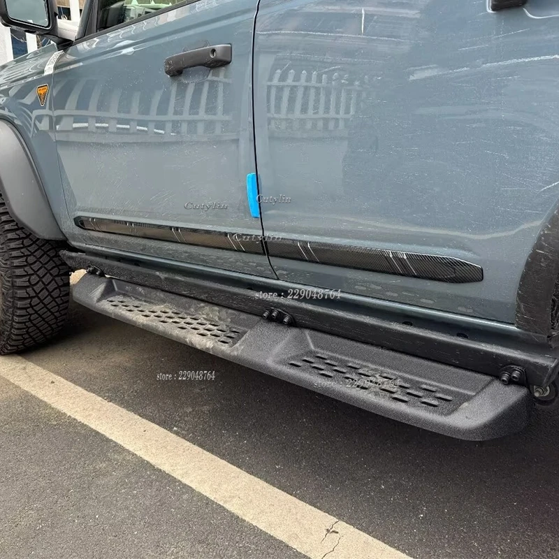For Ford Bronco 2024 2025 ABS Carbon Fiber Car styling ABS Side Door Body Cover trim stickers Strips Molding Protector frame
For Ford Bronco 2024 2025 ABS Carbon Fiber Car styling ABS Side Door Body Cover trim stickers Strips Molding Protector frame