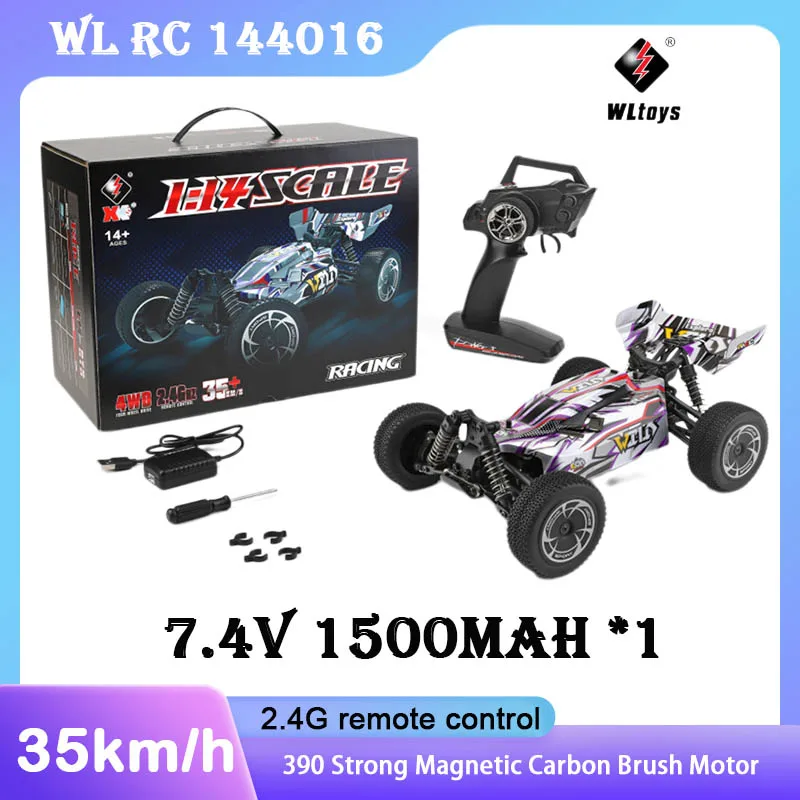 Wl Rc 144016 35km/H Rc Car Professional Racing Vehicle 4wd Off-Road Electric High Speed Drift Remote Control Toys For Children
Wl Rc 144016 35km/H Rc Car Professional Racing Vehicle 4wd Off-Road Electric High Speed Drift Remote Control Toys For Children