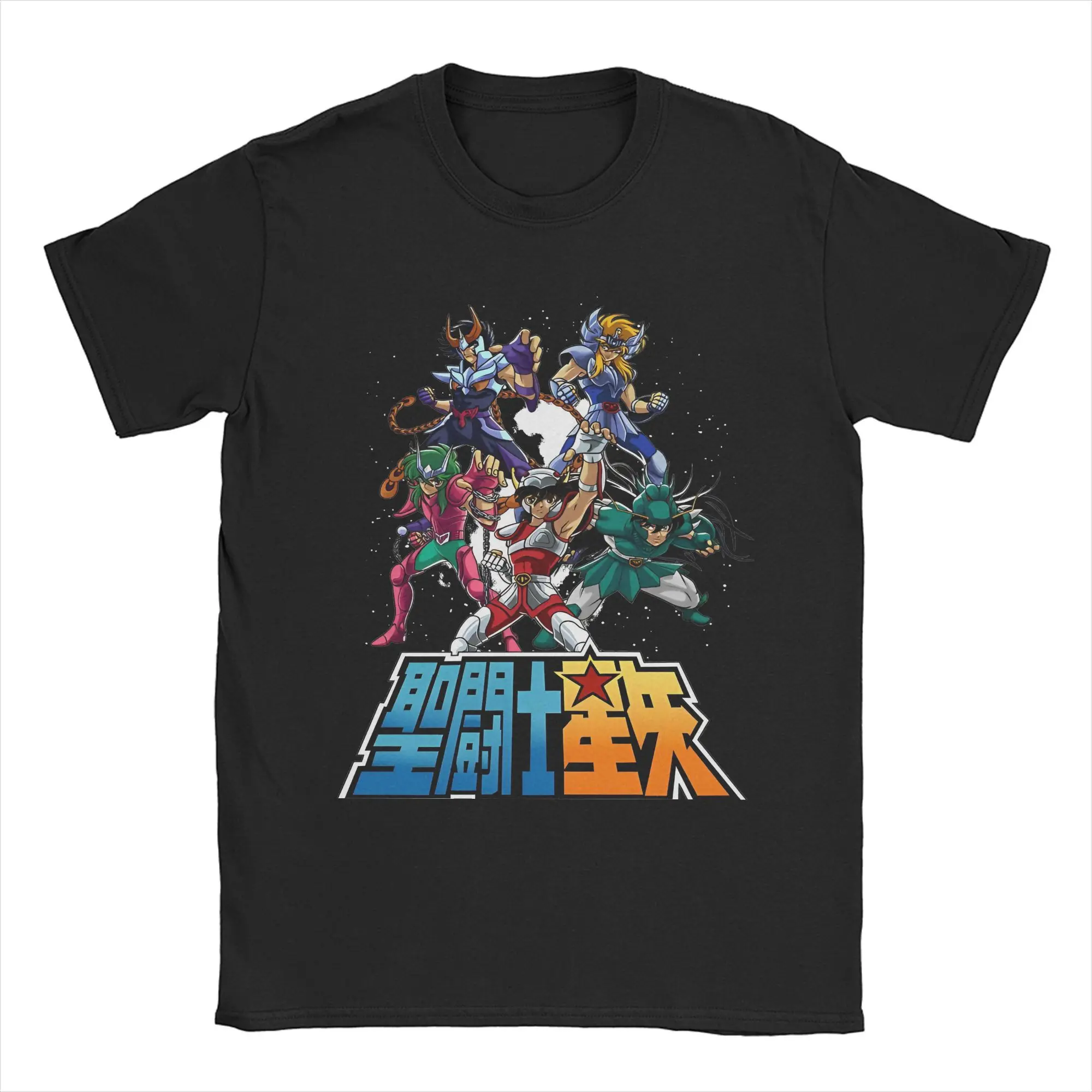 Men Women Fashion Knights of the Zodiac Anime T Shirt Tee Cotton T-shirts Clothing
Men Women Fashion Knights of the Zodiac Anime T Shirt Tee Cotton T-shirts Clothing