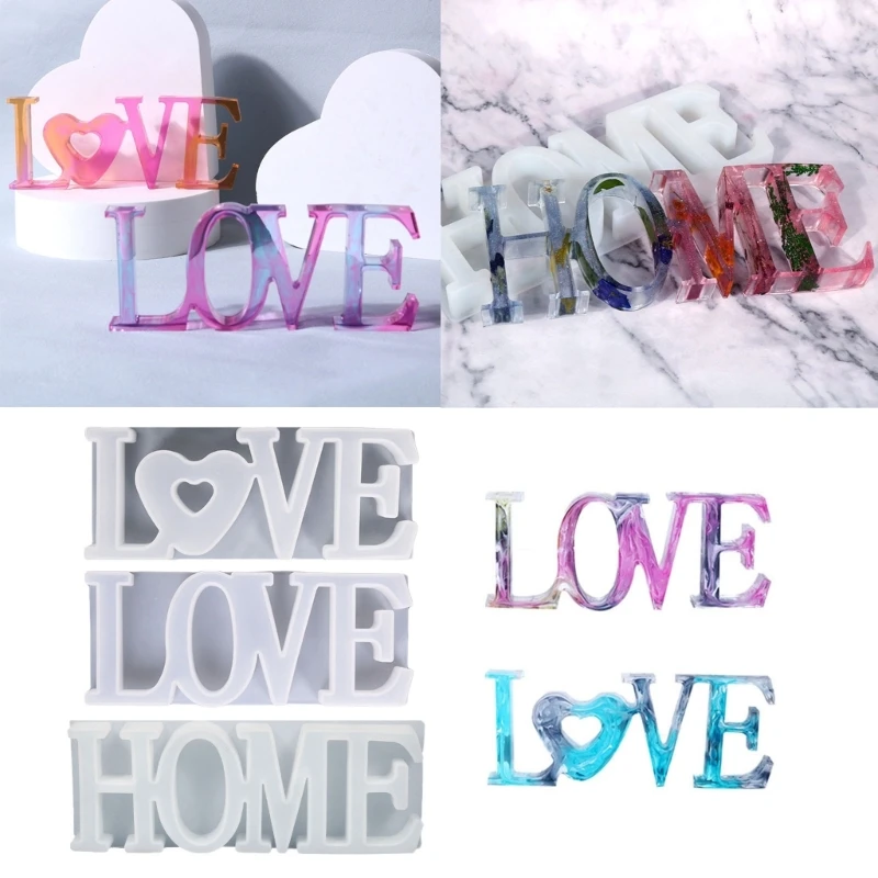 3Pcs Letters Resin Molds,Love Home Sign Crystal Resin Casting Molds,Epoxy Resin Molds for DIY Home Wall Table Decors
3Pcs Letters Resin Molds,Love Home Sign Crystal Resin Casting Molds,Epoxy Resin Molds for DIY Home Wall Table Decors