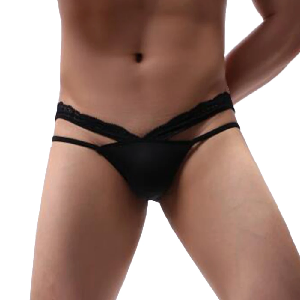 Sexy Men Sissy Briefs Lace Hollow Underwear Hip Lift Low Rise Bikini Thong Thin Breathable Solid Lingerie Lightweight Panties
Sexy Men Sissy Briefs Lace Hollow Underwear Hip Lift Low Rise Bikini Thong Thin Breathable Solid Lingerie Lightweight Panties
