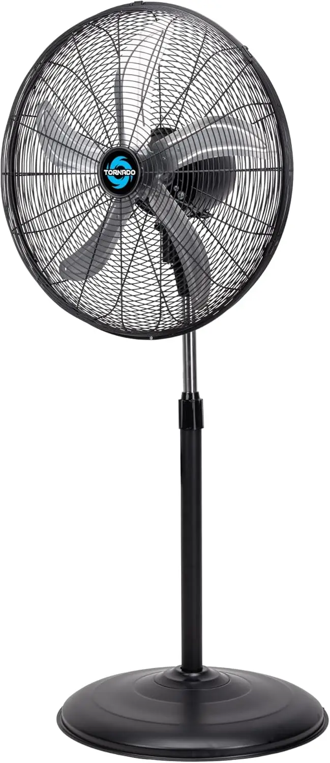 20" Industrial Pedestal Fan - 5000 CFM, 3-Speed, Adjustable Height, UL Listed for Commercial Use
20" Industrial Pedestal Fan - 5000 CFM, 3-Speed, Adjustable Height, UL Listed for Commercial Use